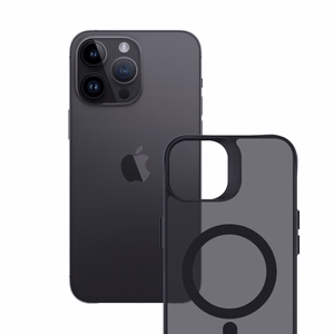 3mk Smoke Magnetinis dėklas telefonui su MagSafe iPhone 14 Pro - pusiau permatomas