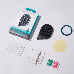 Magnetinis telefono laikiklis su siurbtukais Joyroom JR-ZS418 juodas