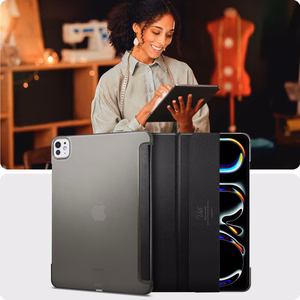 Spigen Smart Fold dėklas iPad Pro 13" 2024 - juodas