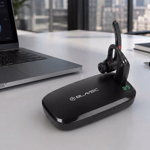 Blavec Legend 5 Multipoint Bluetooth ausinė su mikrofonu (BHLE5-B), juoda