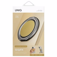 Uniq Gripfit 360 magnetinis laikiklis su atrama – geltonas / kanarinis geltonas