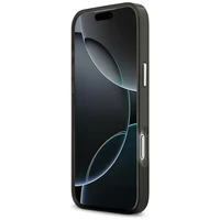 Karl Lagerfeld IML akvarelės Karl & Choupette ir logotipo magnetinis dėklas telefonui iPhone 17 Pro - juodas