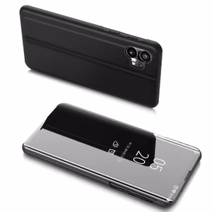 Clear View atverčiamas dėklas Nothing Phone 1 – juodas