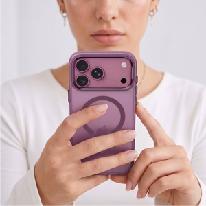 Tech-Protect MagZero MagSafe dėklas iPhone 17 Pro / 18 Pro – matinis bordo