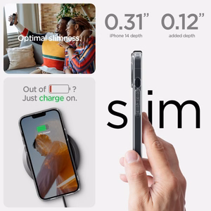 Spigen Ultra Hybrid dėklas telefonui iPhone 14 - skaidrus