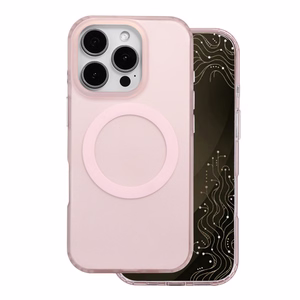 Tecto Shield Mistiq Mag dėklas, skirtas iPhone 16 Pro 6,3", rožinis