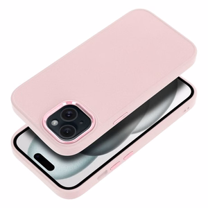 Case for iPhone 15 Frame powder pink