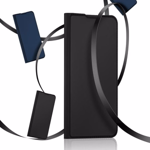 Dux Ducis Skin Pro knygos tipo dėklas Vivo X60 juodas