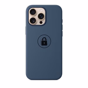 Чехол "Silicone Case v2" для iPhone 16 Pro / джинсовый / в упаковке