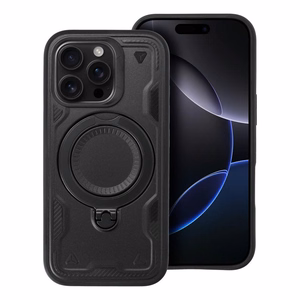 Dėklas telefonui FROST ARMOR skirtas IPHONE 16 Plus juodas