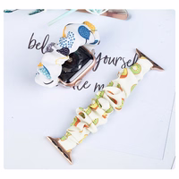 Audinė Apple Watch juosta 42/44/45mm dirželis apyrankė elastinga juosta - geltona