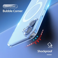 Dėklas Dux Ducis Clin Magsafe Apple iPhone 16 Plus skaidrus