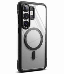 Ringke Fusion Bold Magnetic MagSafe Dėklas for Samsung Galaxy S26 Ultra - Clear juodas