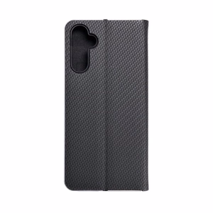 LUNA Book Carbon dėklas telefonui SAMSUNG A14 4G / A14 5G juodas