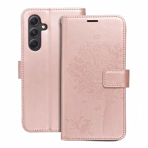 Флип-чехол Samsung A54 5G Mezzo Book tree розовое золото