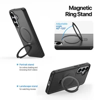 Dėklas Dux Ducis Yind Magnetic Stand Samsung S942 S26 juodas