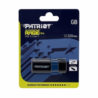 Patriot Memory Supersonic Rage Lite USB atmintukas 64 GB USB A tipo 3.2 Gen 1 (3.1 Gen 1) Juoda, Mėlyna