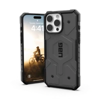 UAG Pathfinder Magnetinis dėklas iPhone 16 Pro Max - sidabrinis