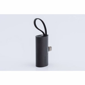 Išorinė baterija Forcell F-Energy Power Plug F5K3 PD 20W 5000 mAh su įmontuotu jungtimi USB C juoda