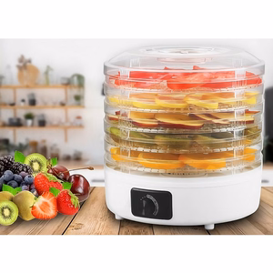 LTC 5-Tray Food Dehydrator for Mushrooms and Fruit, Round