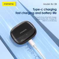 "Foneng" "Bluetooth" ausinės TWS BL138 juodos spalvos