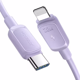 USB Laidas Joyroom "S-CL020A14" violetinis "Type-C / Lightning" 120cm (iki 20W)