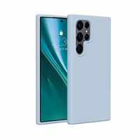 Etteri Silikoninis dėklas for Samsung Galaxy S25 Ultra šviesiai mėlynas