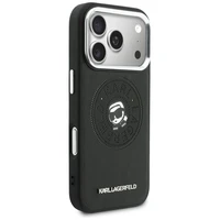 Karl Lagerfeld Point & Karl Sketch MagSafe Case for iPhone 17 Pro Max - Black