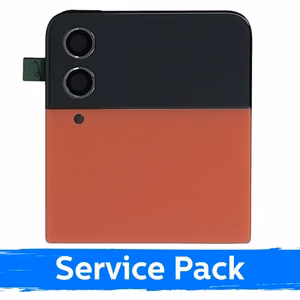 LCD ekranas suderinamas su Samsung F721 Z Flip4 (OUTER) su rėmeliu / Raudonas / (Service Pack)