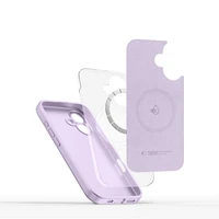 Tech-Protect Skystas silikoninis Magnetinis dėklas iPhone 16 - violetinis