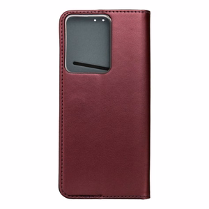 SMART MAGNETO knygos dėklas REALME 14T 5G tamsiai raudonas