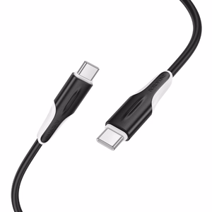 Kabelis Borofone BX119 naujas - Type C į Type C - PD 60W - 1 metro - juodas