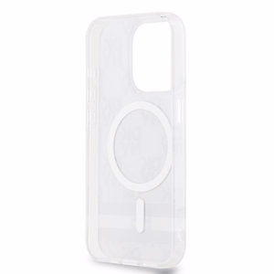 DKNY IML languoto mono rašto ir spausdintų juostų magnetinis dėklas telefonui iPhone 15 Pro – juodas