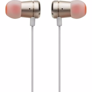 Laidinės ausinės JBL T290 su mikrofonu, Jack 3,5mm, auksinės