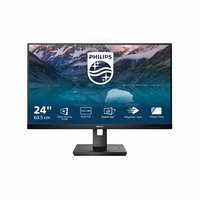 Philips S Line 242S9JML/00 LED display 61 cm (24") 1920 x 1080 pikseliai „Full HD“ LCD Juoda