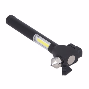 Forever Light LED flashlight EMERGENCY with hammer and magnet 2xAAA COB FLF-03