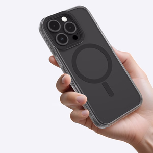 AmazingThing Titan Pro Mag dėklas su magnetiniu žiedu iPhone 16 Pro - juodas