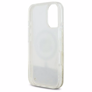 Hello Kitty Skystas Blizgesys Fever Magnetinis iPhone 16 Dėklas - Auksinis