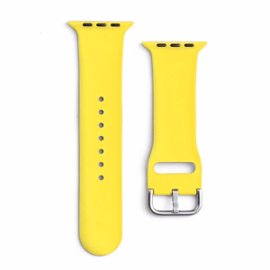 Silikoninis dirželis APS Apple Watch 38/40/41mm - geltonas