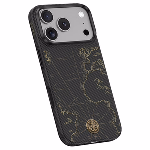 Benks ArmorEdge X1 Air Navigator dėklas su metaliniu rėmeliu (C.K.FL.AP.SJ.0070) iPhone 18 Pro Max/17 Pro Max, juodas
