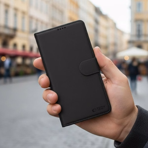 Tech-Protect Wallet dėklas skirtas Motorola Moto G57 Power / G67 Power - juodas