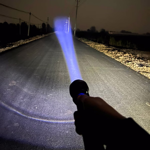 Wozinsky WLT-20W tactical flashlight 20 W 2000 lm CREE diodes IP65 with adjustable beam - black