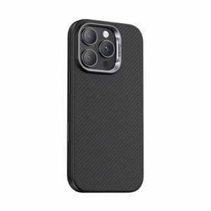 Benks Magnetinis Armor Pro Kevlar dėklas Metalinis rėmas 600D (D065) Iphone 16 Pro juodas (Kameros valdymo mygtukas)
