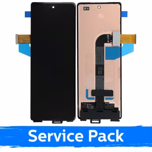 LCD Display Compatible With Samsung F916 Z Fold2 (OUTER) Black (Service Pack)