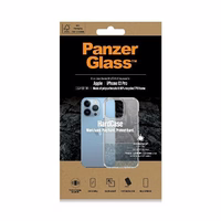 PanzerGlass HardCase antibakterinis karinio lygio sertifikuotas dėklas iPhone 13 Pro - permatomas