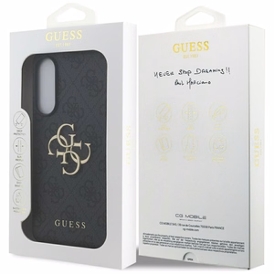 Guess Big 4G Logo Classic Logo dėklas Samsung Galaxy S25 Edge - juodas