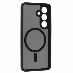 Pilnas matinės Mag dangtis telefonui Samsung Galaxy S25 - juodas