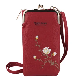 Megztas krepšys telefonui GCW17 raudonas