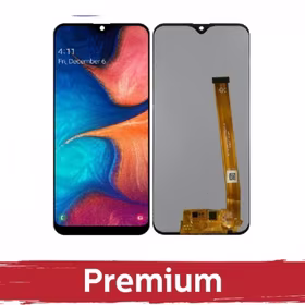 Ekranas skirtas Samsung A207 A20s juodas OEM