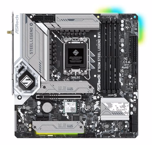 Asrock B760M Steel Legend WiFi pagrindinė plokštė Intel B760 LGA 1700 micro ATX